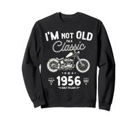 Vintage Born 1956 Motorbike Bikers Birthday, Im Not Old Sweatshirt