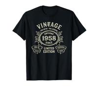 Vintage Born 1958 Limited Edition 68th Birthday 68 years old T-Shirt