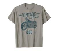 Vintage, Born 1963, Birthday, Classic Retro Motorbike T-Shirt