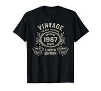 Vintage Born 1987 Limited Edition 38th Birthday 38 years old T-Shirt