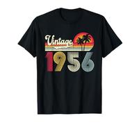 Vintage Born in 1956 70th Birthday Gifts 70 Years Old Retro T-Shirt