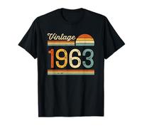 Vintage Born in 1963 - 62nd Birthday 62 years old Men Women T-Shirt