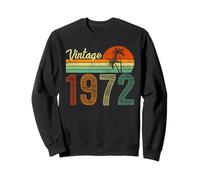 Vintage Born in 1972 Years Old 53rd Birthday Gifts Funny Tee Sweatshirt