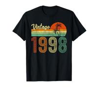 Vintage Born in 1998 Years Old 27th Birthday Gifts Funny Tee T-Shirt