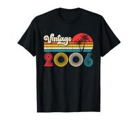 Vintage Born in 2006 Funny 20th Birthday Gifts 20 Years Old T-Shirt