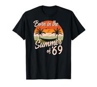 Vintage Born In The Summer Of 1969 Retro Birthday T-Shirt