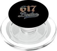 Vintage Boston 617 Area Code Patriot USA American Flag PopSockets PopGrip for MagSafe