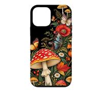 Vintage Botanical Amanita Mushroom Flora Case for iPhone 12 mini