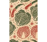 Vintage Botanical Cabbage Notebook: 200 Blank Pages for Sketching, Writing, Notes and Creative Ideas