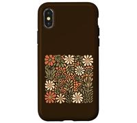 Vintage Botanical Fall Boho Flowers Wildflower Autumn Floral Case for iPhone X/XS
