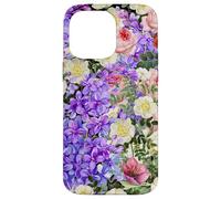 Vintage Botanical Flower Art Rose Peony Lavender Lilac Flora Case for iPhone 14 Pro Max