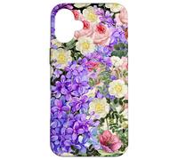Vintage Botanical Flower Art Rose Peony Lavender Lilac Flora Case for iPhone 16 Plus