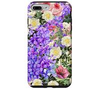 Vintage Botanical Flower Art Rose Peony Lavender Lilac Flora Case for iPhone 7 Plus/8 Plus