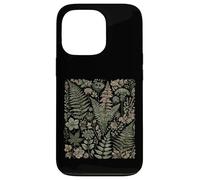 Vintage Botanical Flower Fern Leaf for Gardeners Case for iPhone 13 Pro