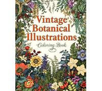 Vintage Botanical Illustrations Coloring Book: 38 Detailed Plant Pages with Garden Blooms, Floral Forms, and Clean Line Artwork - Ideal for Easy ... & Cottage Life Collection by Amicia Moreno)