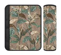 Vintage Botanical Plants Seat Shoulder Protector Belt Pad Covers for Adults Soft Seat Strap Belt Covers for Boys Girls 2 Pack 10 * 7.7in
