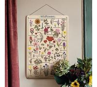 Vintage Botanical Prints Floral Wall Decor Wildflowers Poster Metal Tin Sign, Botanical Wall Art Nature Wall Decor Flower Wall Art Boho Decor Plant Poster, 12x8 Inches Retro Tin Signs Vintage Wall