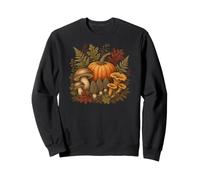 Vintage Botanical Pumpkin Foraging Autumn Harvest Sweatshirt