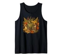 Vintage Botanical Pumpkin Foraging Autumn Harvest Tank Top