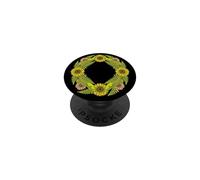 Vintage Botanical Slug Wreath Cottagecore Art PopSockets Adhesive PopGrip