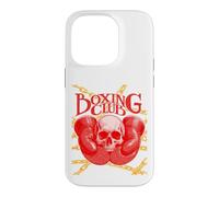 Vintage Boxing Gloves Boxer Skull Case for iPhone 14 Pro