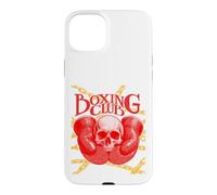 Vintage Boxing Gloves Boxer Skull Case for iPhone 15 Plus
