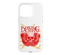 Vintage Boxing Gloves Boxer Skull Case for iPhone 15 Pro Max