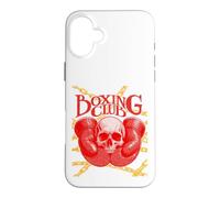 Vintage Boxing Gloves Boxer Skull Case for iPhone 16 Plus