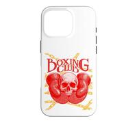 Vintage Boxing Gloves Boxer Skull Case for iPhone 16 Pro