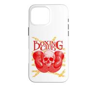 Vintage Boxing Gloves Boxer Skull Case for iPhone 16 Pro Max