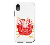 Vintage Boxing Gloves Boxer Skull Case for iPhone XR