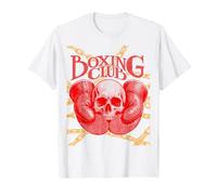 Vintage Boxing Gloves Boxer Skull T-Shirt