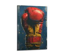 Vintage Boxing Gloves Poster Poster Decorative Painting Canvas Wall Posters And Art Picture Print Modern Family Bedroom Decor Posters 24x36inch(60x90cm)