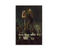 Vintage Boxing , Man Cave Decor, Club Night, Bellows Painting, Retro Athletic Poster Decorative Painting Canvas Wall Posters And Art Picture Print Modern Family Bedroom Decor Posters 24x36inch(60x90c