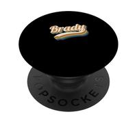 Vintage Brady Personalized Name Brady PopSockets Adhesive PopGrip