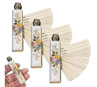 Vintage Brass Address Book with Enamel Floral Design, Mini Pocket Size Phone Directory, Decorative Metal Cover, Retro Style Contact Organizer for Purses (3, #A)