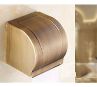 Vintage Brass Bathroom Accessories Set, Unique Toilet Brush, Elegant Bronze Sculpture, Stylish Tissue Box, Modern Bathroom Décor, Antique-Style Home Essentials