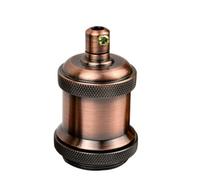 Vintage Brass Batten E27 Lamp Holder Retro Metal Edison Bulb Socket Heat Lamp Base Ip20,hard Wired For Diy Pendant Wall Lights