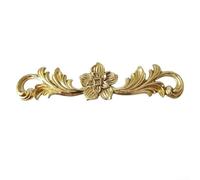 Vintage Brass Drawer Pulls, Double Hole Cabinet Handles for Kitchen Cupboards & Furniture, Elegant European Style Solid Brass Door Knobs, 148mm Hole