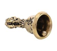 Vintage Brass Elephant Bell Hanging Charm for Daily Prayers