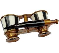 "Vintage Brass Opera Glasses Binocular with Handle - Antique Theater Spyglass for Collectors & Gifting"