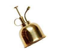 Vintage Brass Watering Can - Gold Metal Mister, Spray Bottle, Garden Care Scenario for Watering, Hydration Tasks for Indoor Plants, Daily Use in the Garden