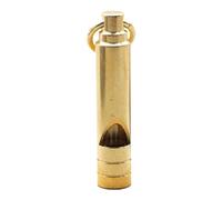 Vintage Brass Whistle - Car Keyring, Metal Key Chain, Stainless Steel Sports Whistles, Loudest Survival Whistle, Key Chain, Lifeguard Metal Whistles for Outdoor Camping, Wa
