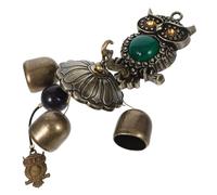 Vintage Brass Wind Chime Hanging Bell Ornament for Balcony Home