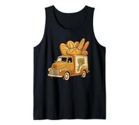 Vintage Bread Truck Sourdough Baking Graphic Home Baker Tank Top