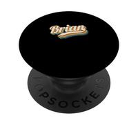 Vintage Brian Personalized Name Brian PopSockets Adhesive PopGrip