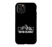 Vintage British Colombia, Canada mountain skyline Case for iPhone 11 Pro