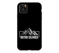 Vintage British Colombia, Canada mountain skyline Case for iPhone 11 Pro Max