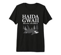 Vintage British Columbia Orca Whale Premium T-Shirt