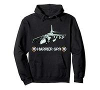 Vintage British Fighter Bomber Harrier GR9 gift Pullover Hoodie